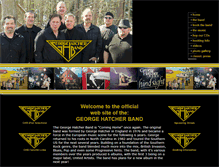 Tablet Screenshot of georgehatcherband.com